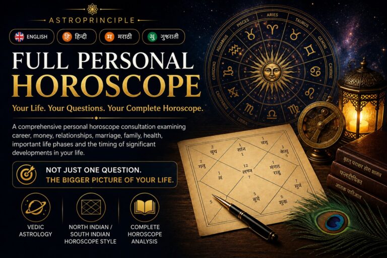 Full Personal Horoscope Consultation | All Possible Subjects of Life