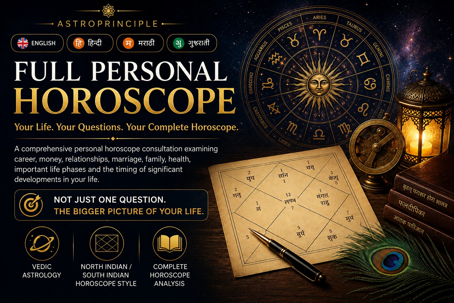 Full Personal Horoscope Consultation by AstroPrinciple – Vedic Astrology and Complete Horoscope Analysis