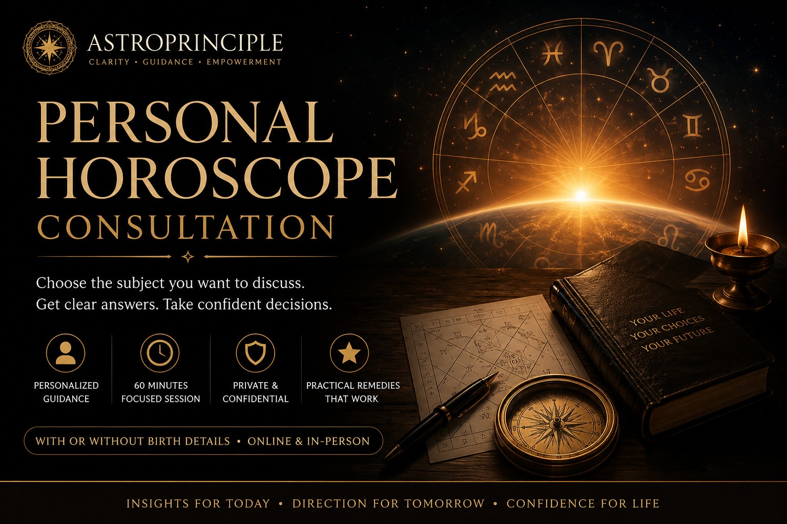 Personal Horoscope Consultation by AstroPrinciple – Vedic Astrology