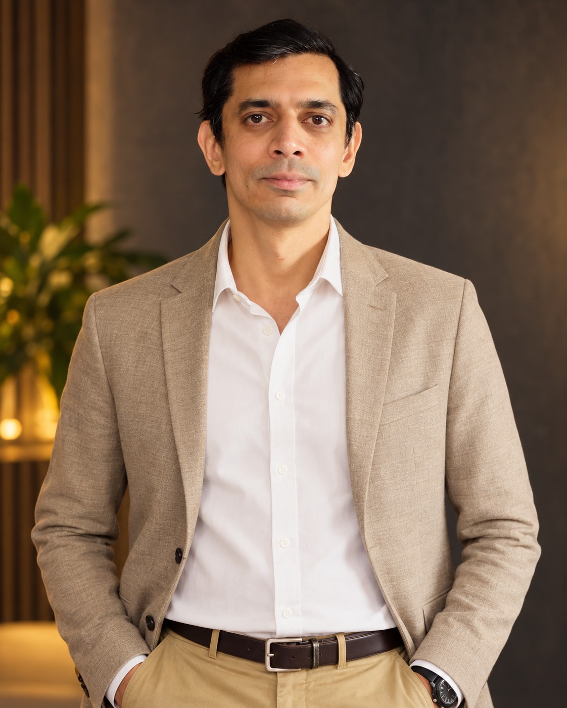 Ashish Shrungarpure, founder of AstroPrinciple, in a professional portrait